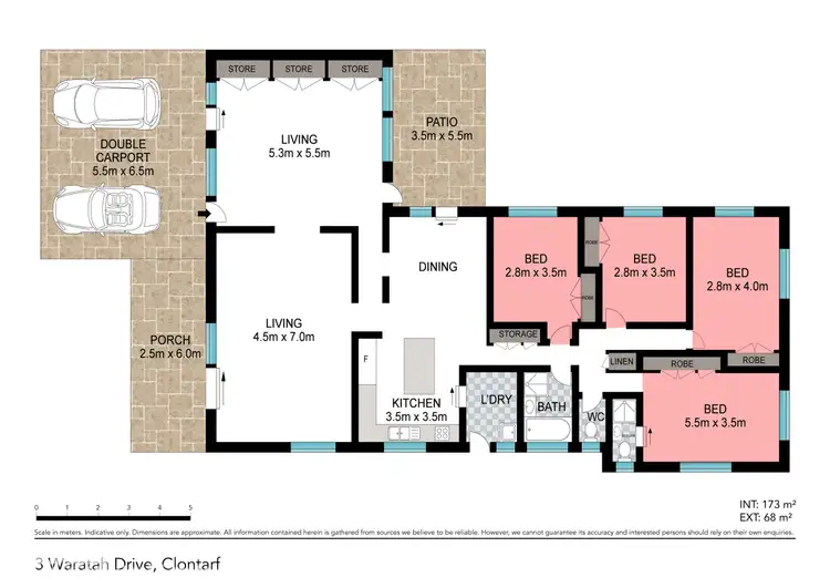 Floorplan of Homely house listing, 3 Waratah Drive, Clontarf QLD 4019