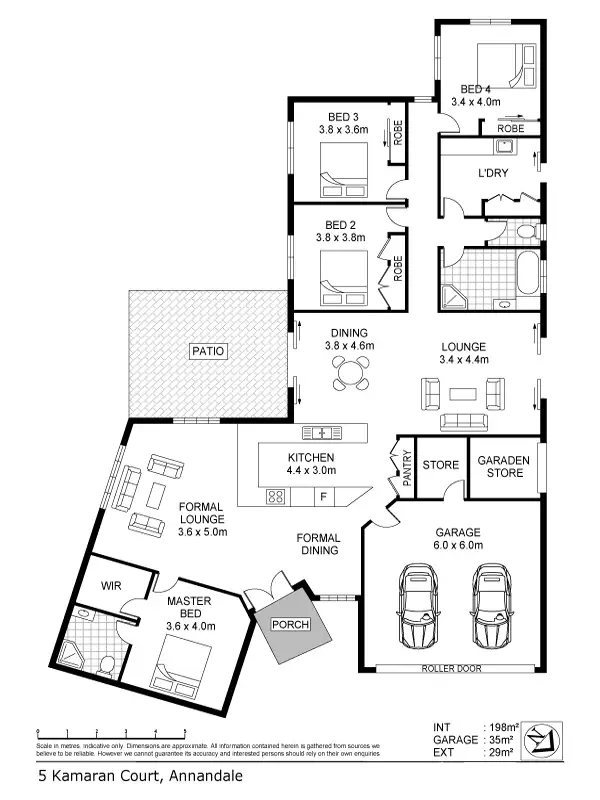 Floorplan of Homely house listing, 5 Kamaran Court, Annandale QLD 4814