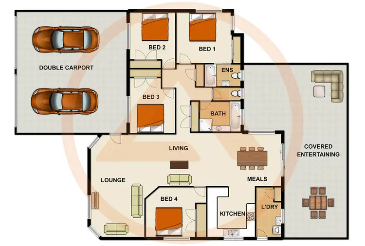 Floorplan of Homely house listing, 3 BAUDIN STREET, Boronia Heights QLD 4124