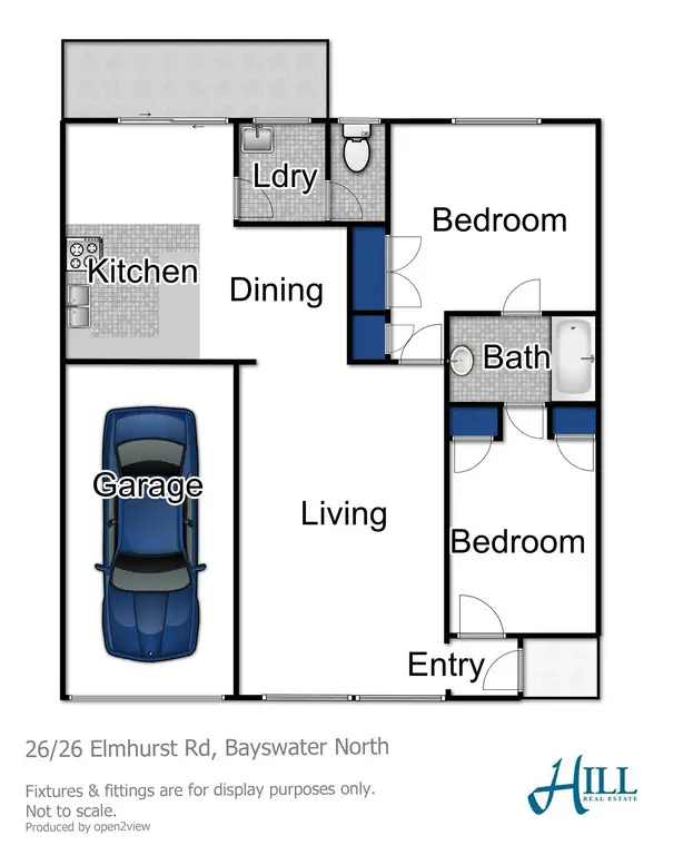 Floorplan of Homely unit listing, 26/26 Elmhurst Road, Bayswater North VIC 3153