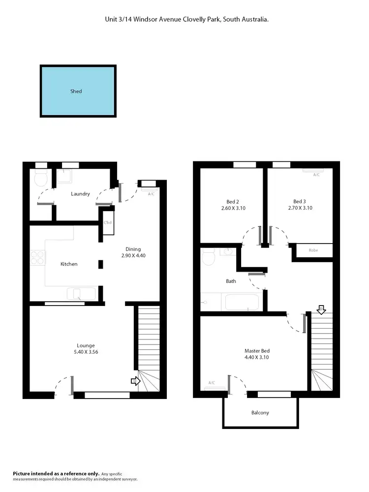 Floorplan of Homely townhouse listing, 3-14 Windsor Avenue, Clovelly Park SA 5042