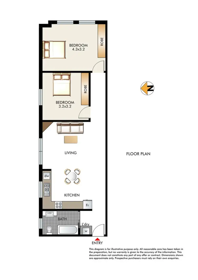 Floorplan of Homely apartment listing, 5/181 Hastings Parade, North Bondi NSW 2026