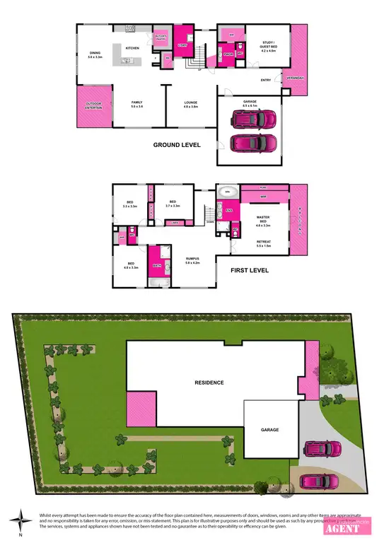 Floorplan of Homely house listing, 156 Grantham Drive, Highton VIC 3216