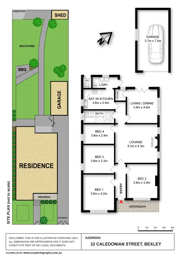 Floorplan of Homely house listing, 32 Caledonian Street, Bexley NSW 2207