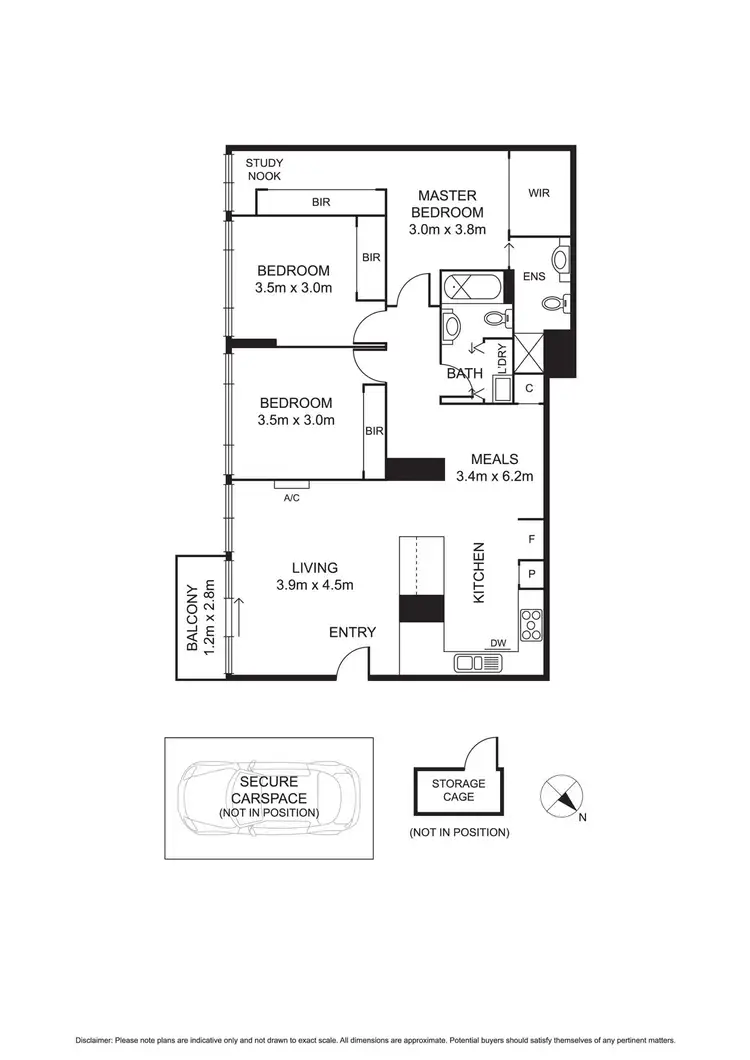 Floorplan of Homely apartment listing, 5/86 Kavanagh Street, Southbank VIC 3006