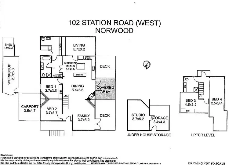 Floorplan of Homely house listing, 102 Station Road, Norwood TAS 7250