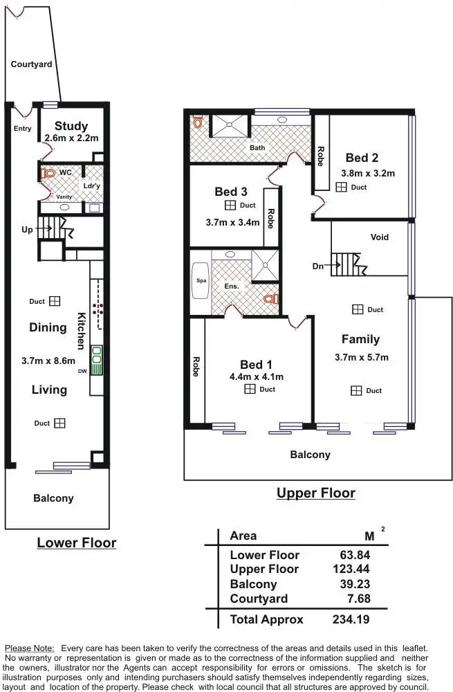 Floorplan of Homely house listing, 44/100 Rose Terrace, Wayville SA 5034