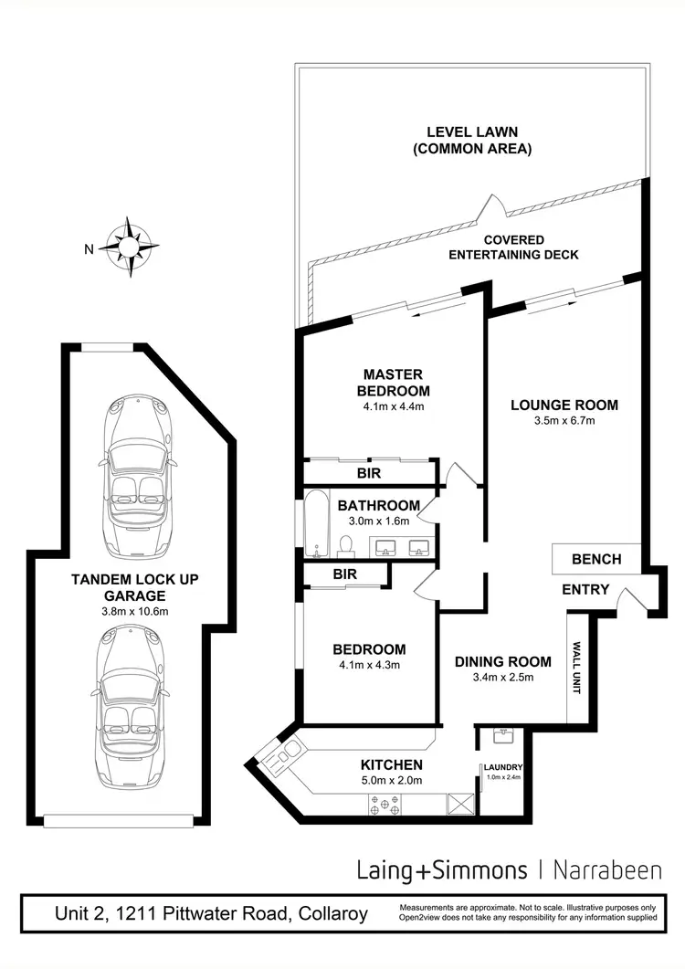 Floorplan of Homely apartment listing, 2/1211 Pittwater Rd, Collaroy NSW 2097