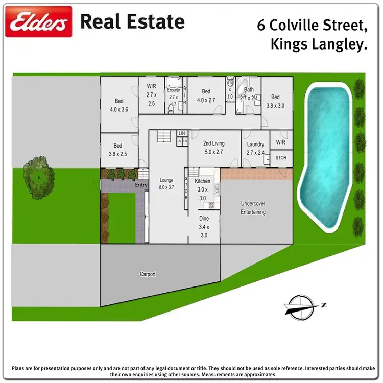 Floorplan of Homely house listing, 6 Colville Street, Kings Langley NSW 2147