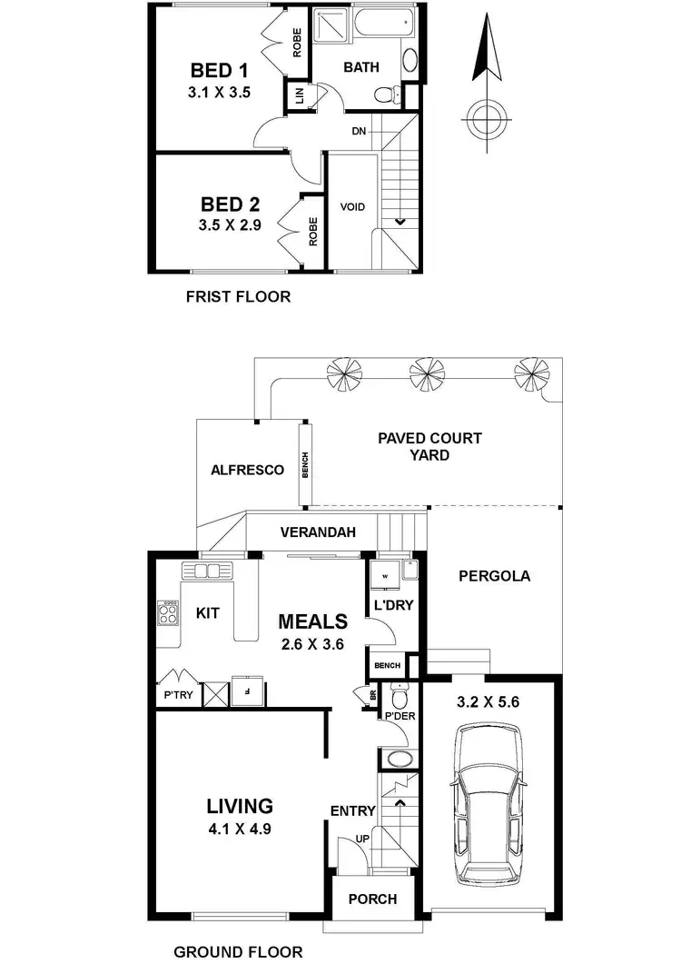 Floorplan of Homely house listing, 6/309-315 Mickleham Road, Westmeadows VIC 3049
