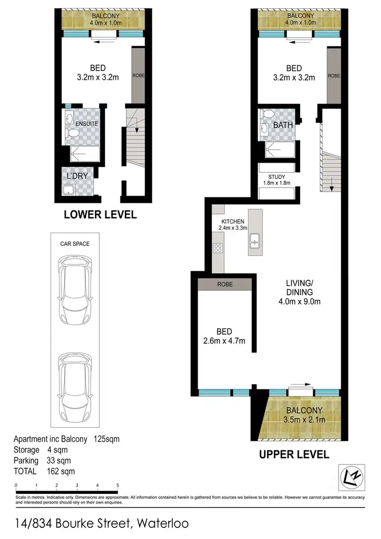 Floorplan of Homely apartment listing, 14/834 Bourke Street, Waterloo NSW 2017