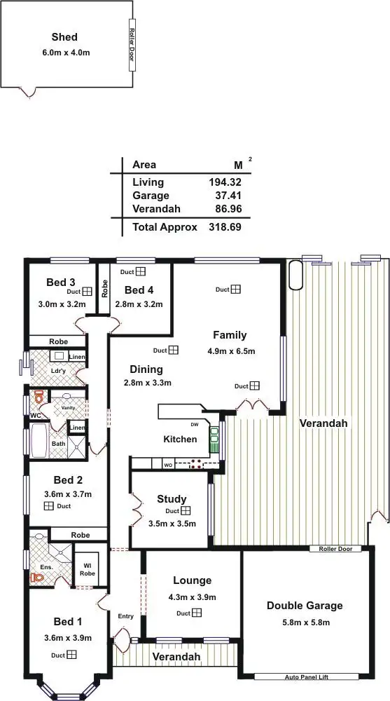 Floorplan of Homely house listing, 99 Kingfisher Drive, Hewett SA 5118
