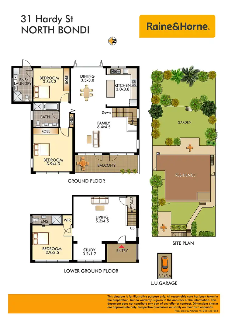 Floorplan of Homely house listing, 31 Hardy Street, North Bondi NSW 2026