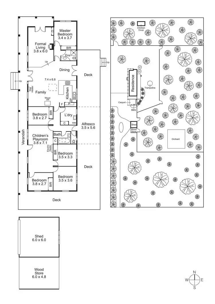 Floorplan of Homely rural property listing, 274 Myers Road, Merricks North VIC 3926