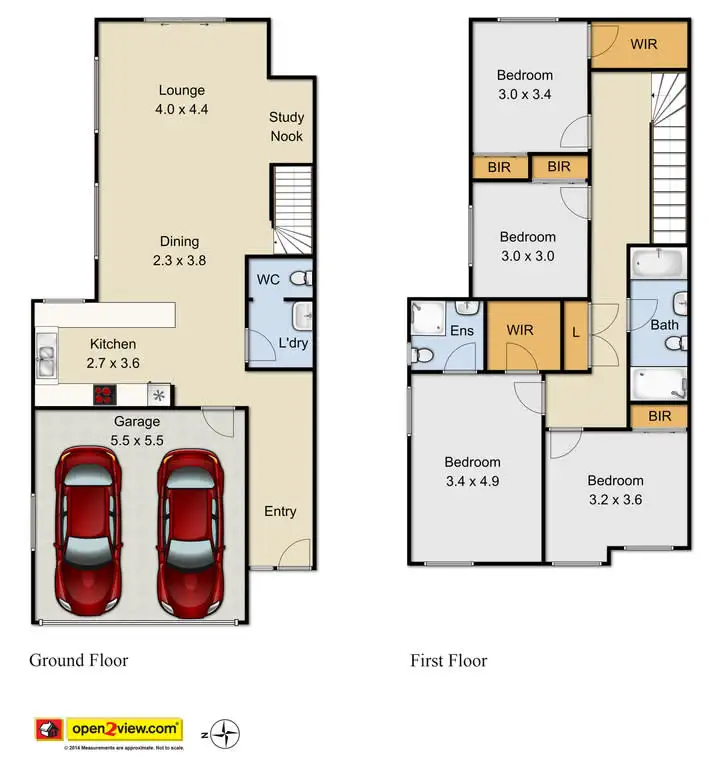 Floorplan of Homely townhouse listing, 4/14 O'Brien Street, Mount Druitt NSW 2770