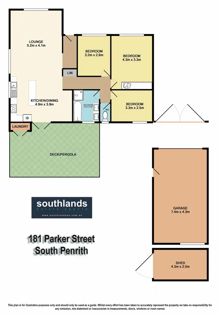 Floorplan of Homely house listing, 181 Parker Street, South Penrith NSW 2750