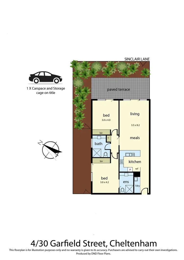 Floorplan of Homely apartment listing, 4/30 Garfield Street, Cheltenham VIC 3192