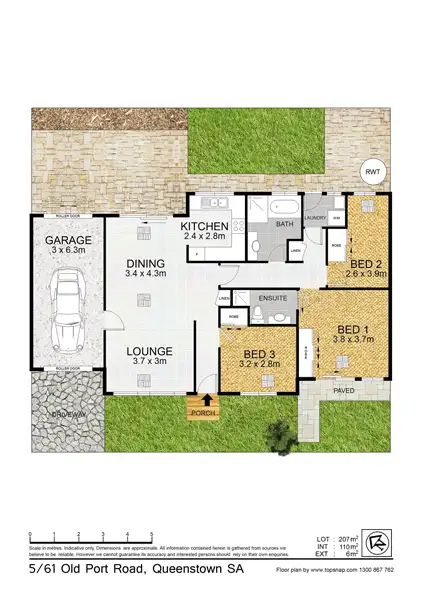 Floorplan of Homely house listing, 5/61 Old Port Road, Queenstown SA 5014
