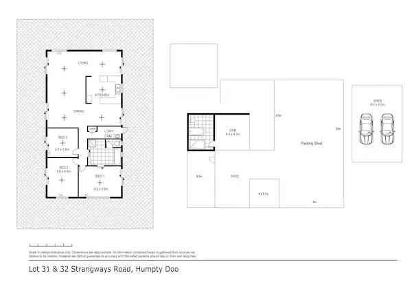 Floorplan of Homely house listing, 710H & 710I Strangways Road, Humpty Doo NT 836