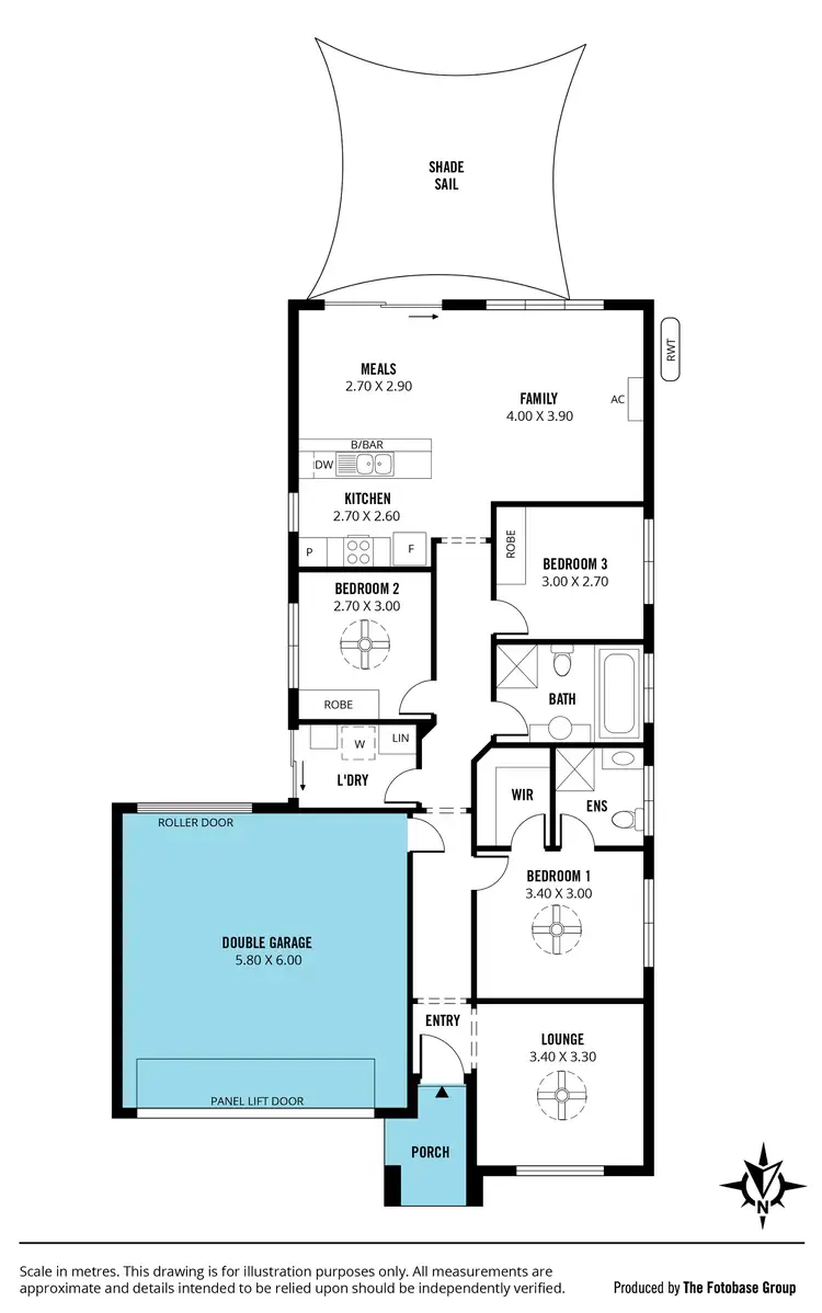 Floorplan of Homely house listing, 8 Cabernet Close, Old Reynella SA 5161