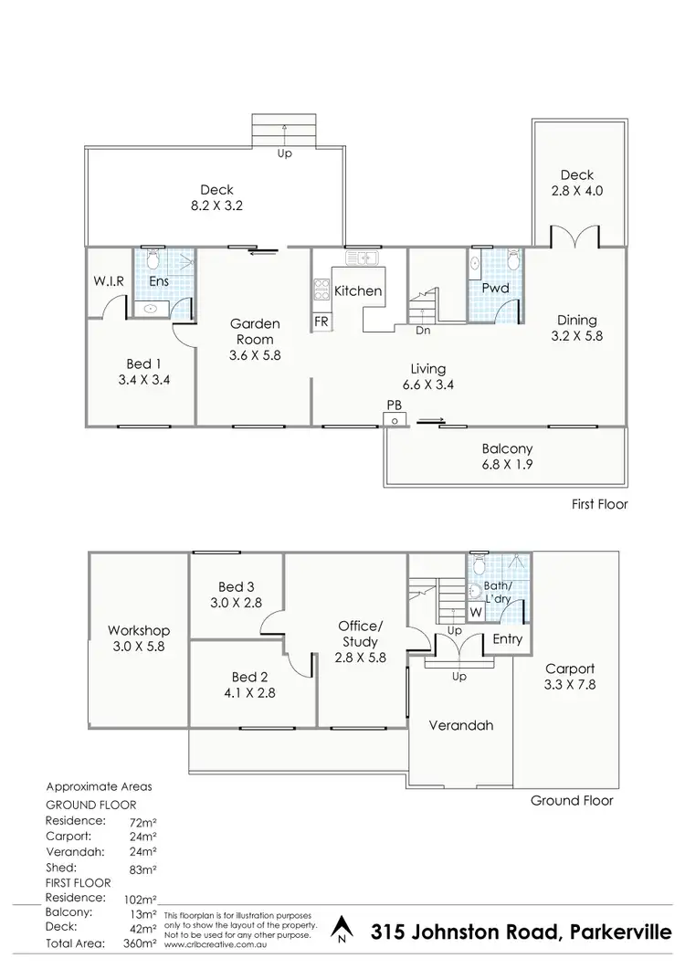 Floorplan of Homely house listing, 315 Johnston Road, Parkerville WA 6081