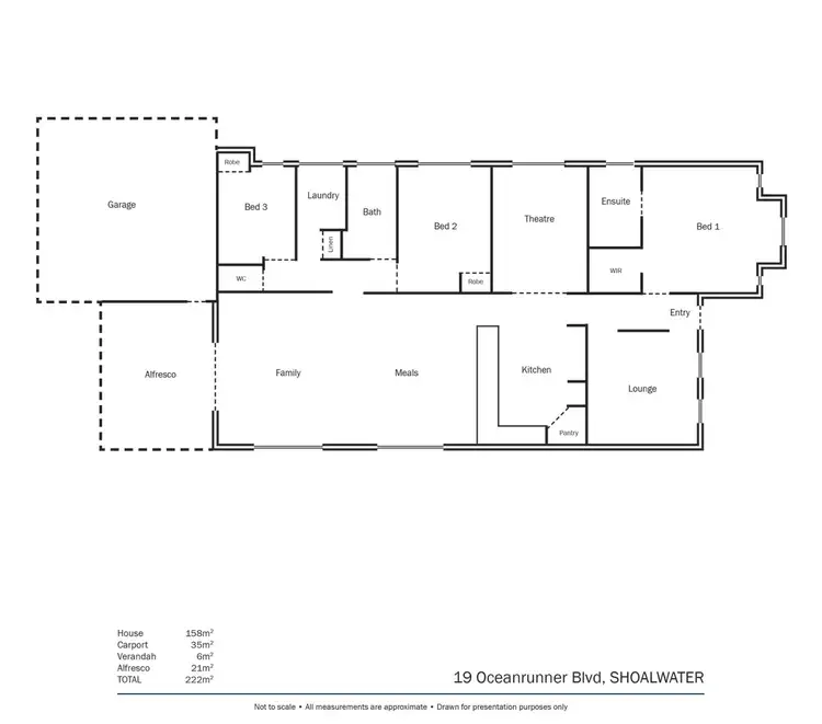 Floorplan of Homely house listing, 19 Oceanrunner Blvd, Shoalwater WA 6169