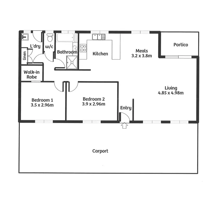 Floorplan of Homely house listing, 2 Herron Grove, Murray Bridge SA 5253