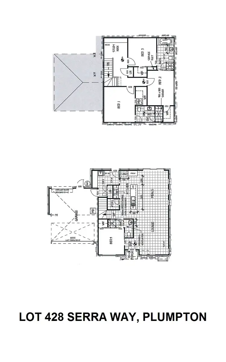 Floorplan of Homely house listing, Lot 428 (31) Serra Way, Plumpton VIC 3335