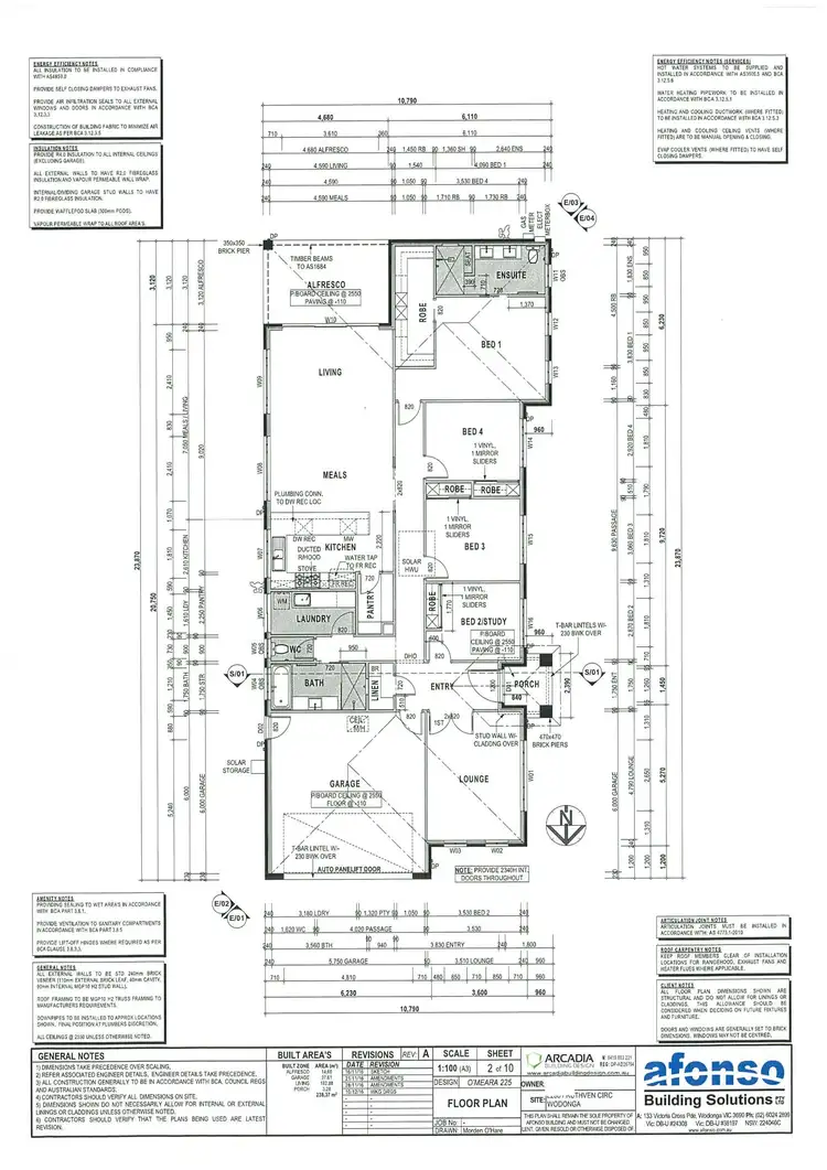 Floorplan of Homely house listing, 20 Ruthven Circuit, Wodonga VIC 3690