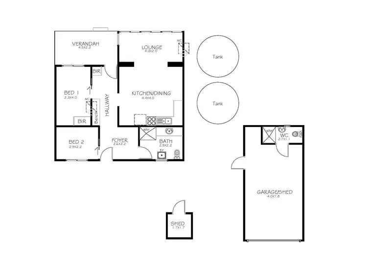 Floorplan of Homely house listing, 14 Osprey Court, Coffin Bay SA 5607