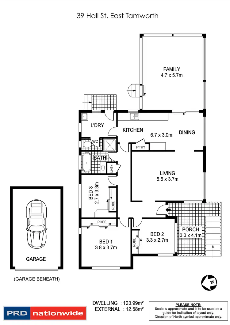 Floorplan of Homely house listing, 39 Hall Street, Tamworth NSW 2340