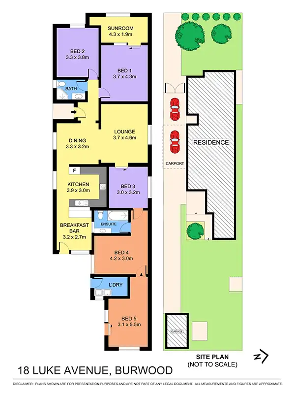 Floorplan of Homely house listing, 18 Luke Avenue, Burwood NSW 2134