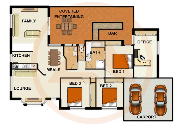 Floorplan of Homely house listing, 2 Cibo Court, Calamvale QLD 4116