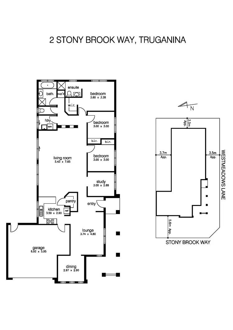 Floorplan of Homely house listing, 2 Stony Brook Way, Truganina VIC 3029