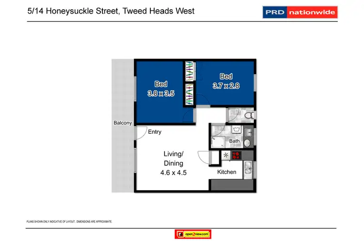 Floorplan of Homely apartment listing, 5/14 Honeysuckle Street, Tweed Heads West NSW 2485