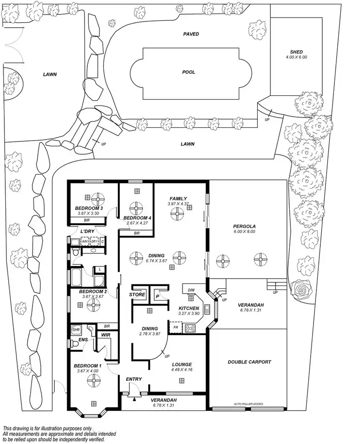 Floorplan of Homely house listing, 25 Trowbridge Circuit, Gulfview Heights SA 5096