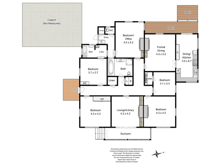 Floorplan of Homely house listing, 176 Mount Street, Hillcrest TAS 7320