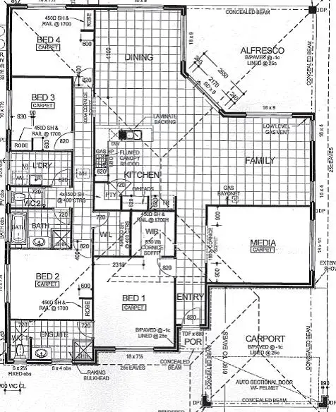 Floorplan of Homely house listing, 2 Robinia Rise, Collie WA 6225