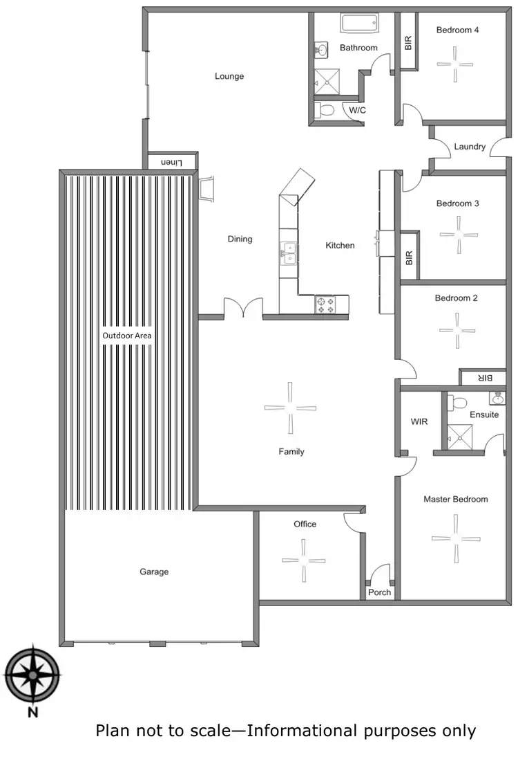 Floorplan of Homely house listing, 106 South Avenue, Bordertown SA 5268