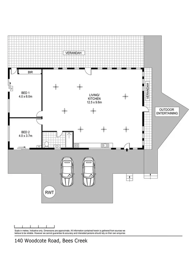 Floorplan of Homely house listing, 140 Woodcote Road, Girraween NT 836
