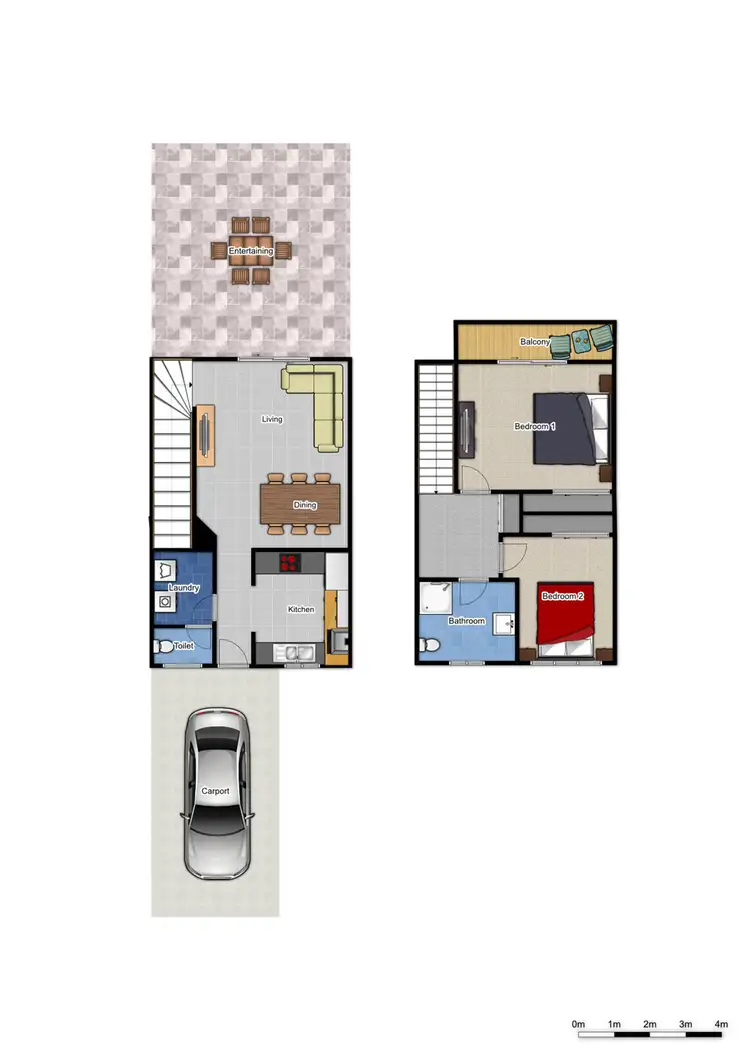 Floorplan of Homely townhouse listing, 26/60 Macarthy Rd, Marsden QLD 4132