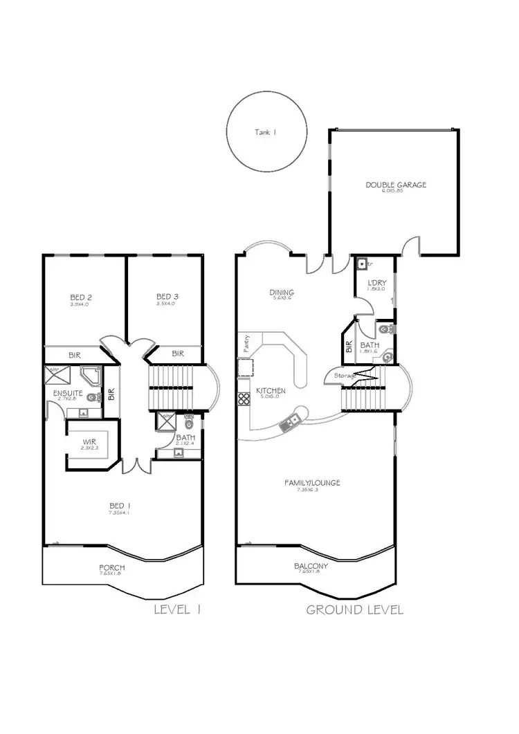 Floorplan of Homely house listing, 1/13 Monterey Drive, Port Lincoln SA 5606