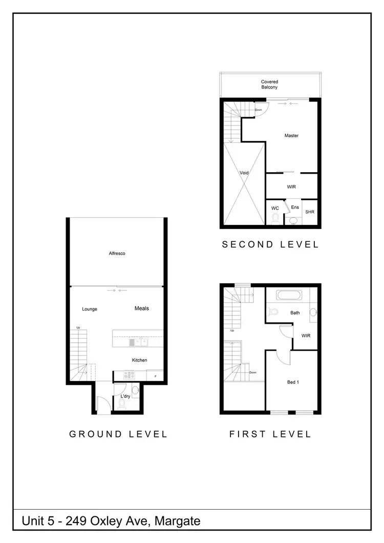 Floorplan of Homely unit listing, 5/249 Oxley Avenue, Margate QLD 4019