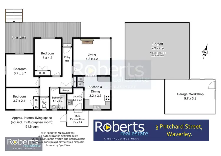 Floorplan of Homely house listing, 3 Pritchard St, Waverley TAS 7250