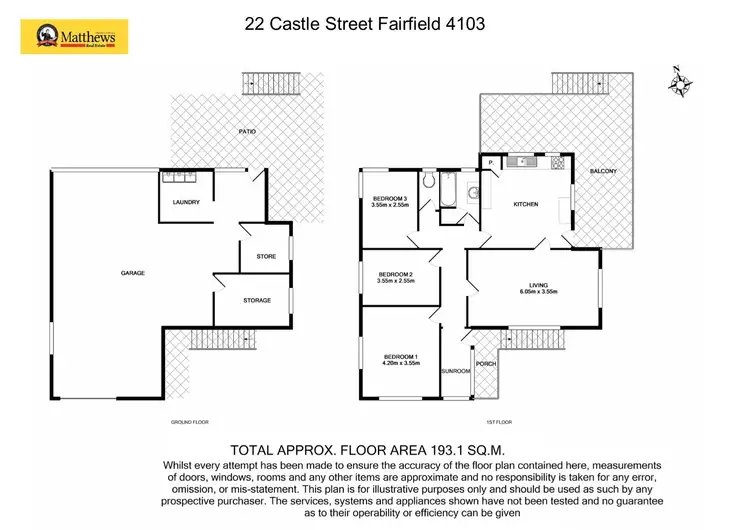 Floorplan of Homely house listing, 22 Castle Street, Fairfield QLD 4103