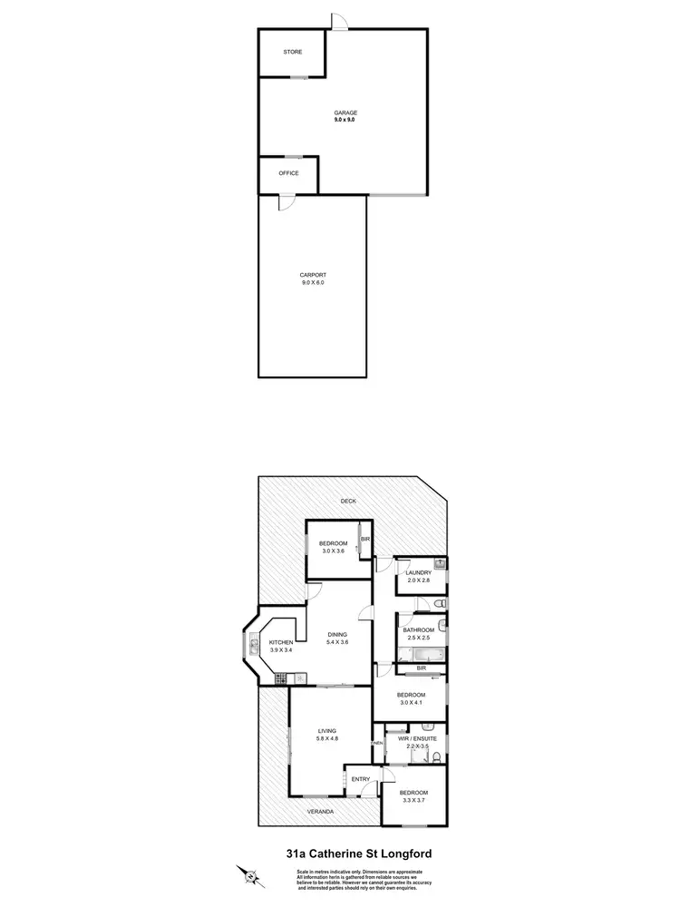 Floorplan of Homely house listing, 31A Catherine Street, Longford TAS 7301