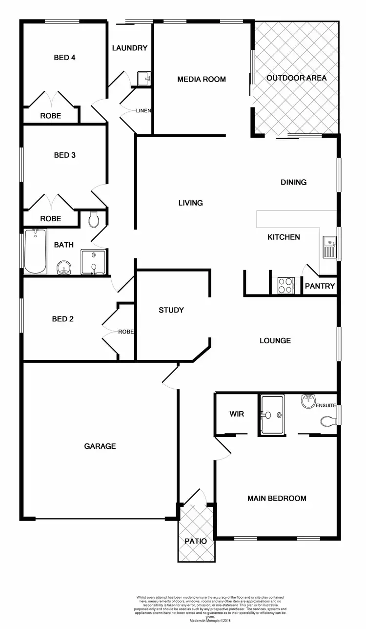 Floorplan of Homely house listing, 24 Kite Street, Aberglasslyn NSW 2320