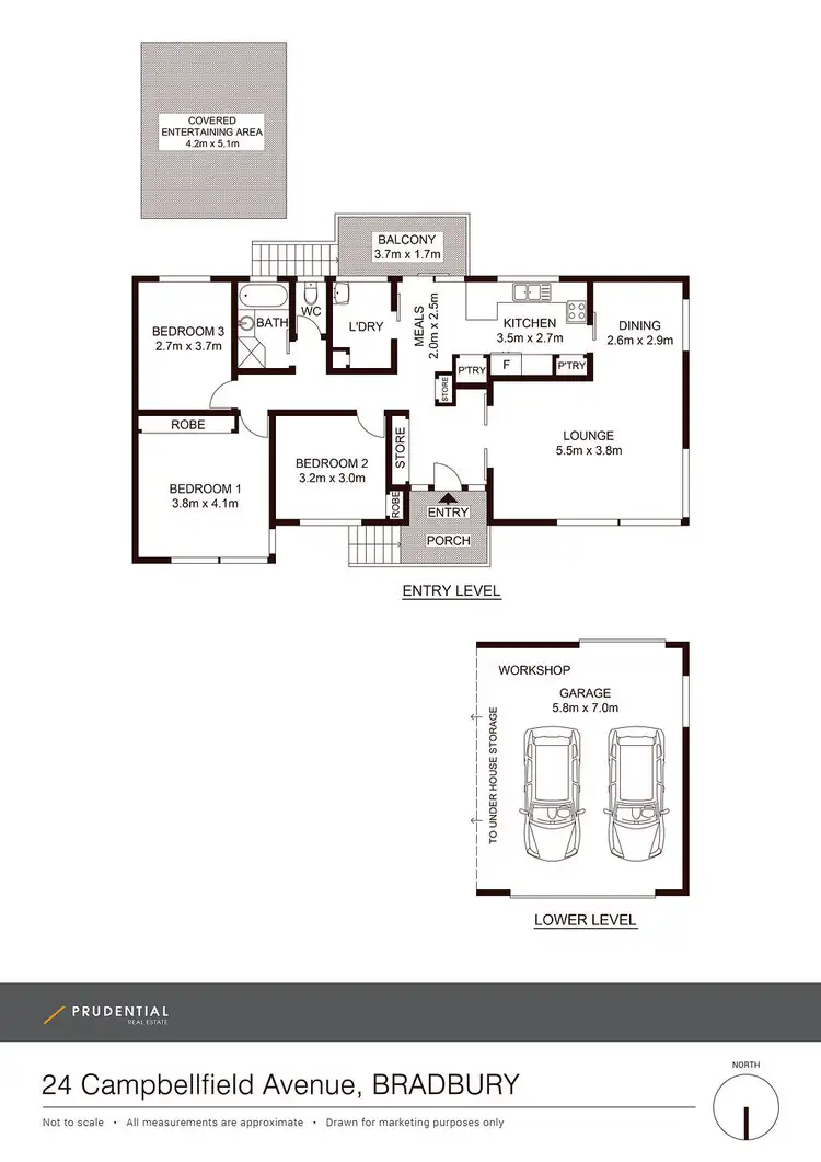 Floorplan of Homely house listing, 24 Campbellfield Avenue, Bradbury NSW 2560