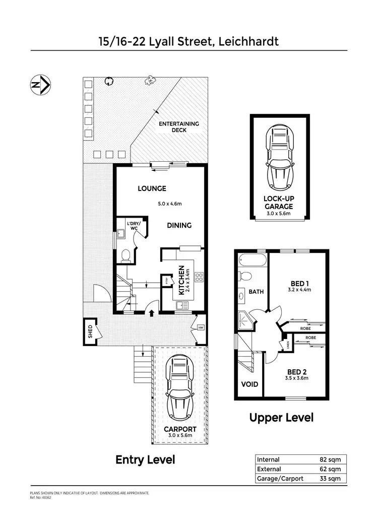 Floorplan of Homely townhouse listing, 15/16-22 Lyall Street, Leichhardt NSW 2040