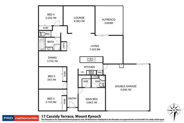 Floorplan of Homely house listing, 17 Cassidy Terrace, Mount Kynoch QLD 4350